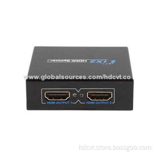 HDMI Splitter 1 x 2 with Up to 225MHz Operating Frequency, 1,920 x 1,080 Pixels, 5V DC Power Supply